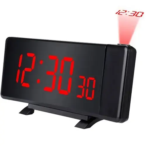 Retoo E818 Alarm clock with projector