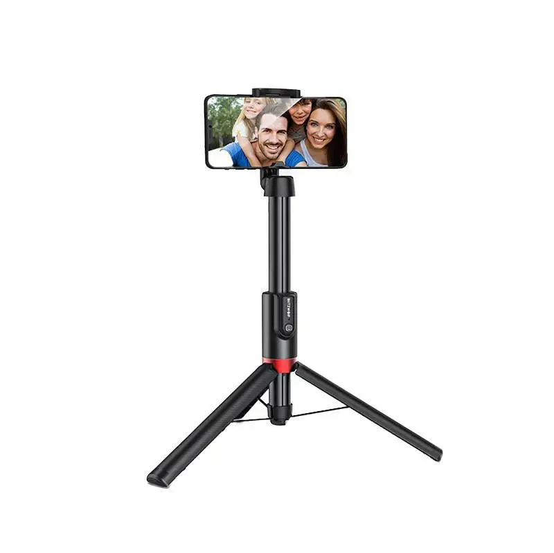 Selfie stick, Bluetooth tripod BlitzWolf BW-BS10 Plus for smartphones (black)
