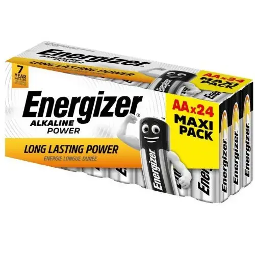 Energizer LR06-24AA Alkaline Power AA (LR6) BLISTER PACK 24PCS.