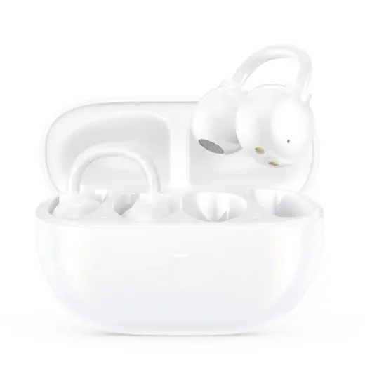BWOO Bluetooth earphones BW39 TWS for running white