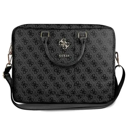 Original GUESS Laptop Bag 4G Uptown GUCB15G4GFGR 15" grey