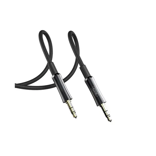 XO audio kabelis NB-R255C jack 3,5mm - jack 3,5mm 1,0m melns