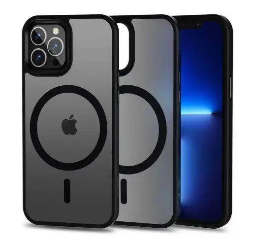 Tech-Protect MagMat MagSafe case for iPhone 12 | 12 Pro - matte black