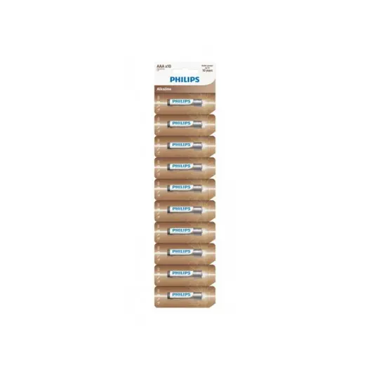 Battery PHILIPS AAA LR03 10pcs blister Entry Alkaline
