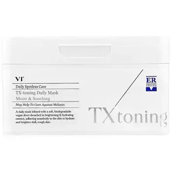 VT Cosmetics Tx-Toning Daily Mask - Rozjasňující plátýnková maska ( 30 ks )