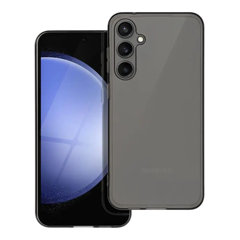 Box Premium 1.5 mm maciņš telefonam Samsung Galaxy A35 5G (A356) caurspīdīgs melns