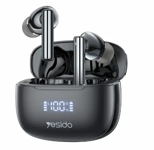 YESIDO IN-EAR PHONES TWS23(ANC) BT 5.3 BLACK