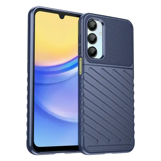 Thunder telefono dėklas Samsung Galaxy A26 5G (A266) mėlynas