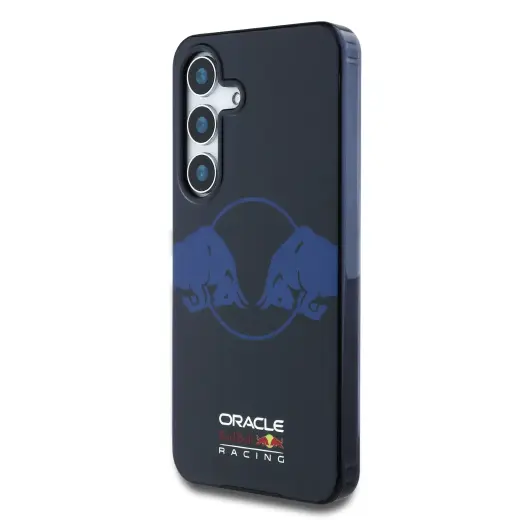 Red Bull PC|TPU Two Bulls Magsafe Case for Samsung Galaxy S25 Navy