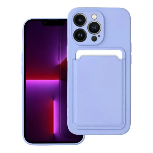 Case for iPhone 13 PRO Card Case purple