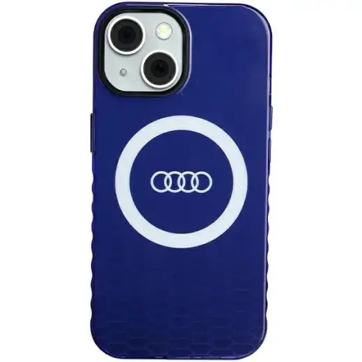 Audi IML Big Logo MagSafe case for iPhone 15 | 14 | 13 - blue