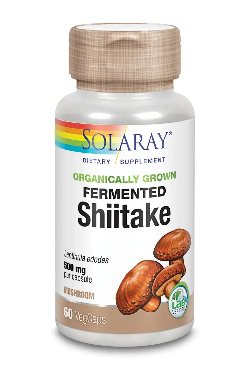 Solaray Shiitake 500 Mg 60 Vcaps