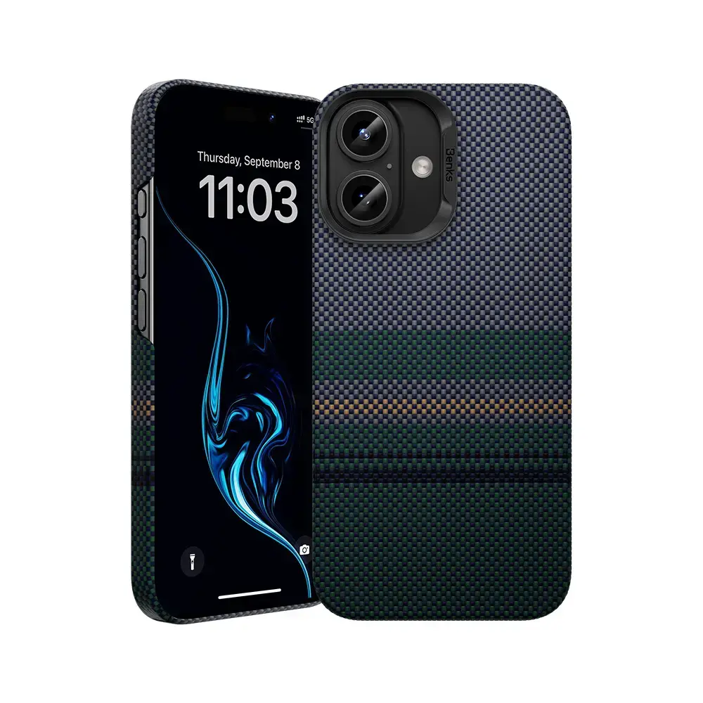 Benks Magnetic Armor Air Aurora Kevlar 600D Case (0063) for Iphone 16