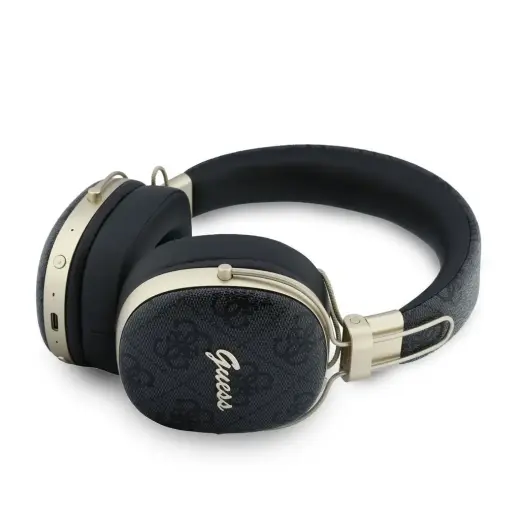 Guess 4G Metal Script Logo ENC Wireless Headphone Black