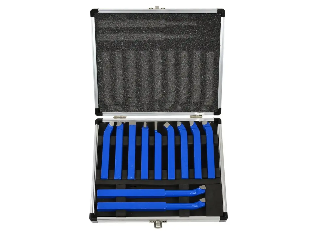 Lathe Turning Tool Bit Set, 11 pcs, 10x10 mm
