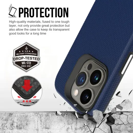 Vmax Triangle case for Samsung Galaxy S25 Plus navy blue Photo