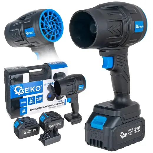Portable Cordless Blower 21V 2×4.0Ah