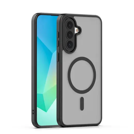 Mag Matt telefono dėklas su MagSafe palaikymu Samsung Galaxy A37 (A376) juodas