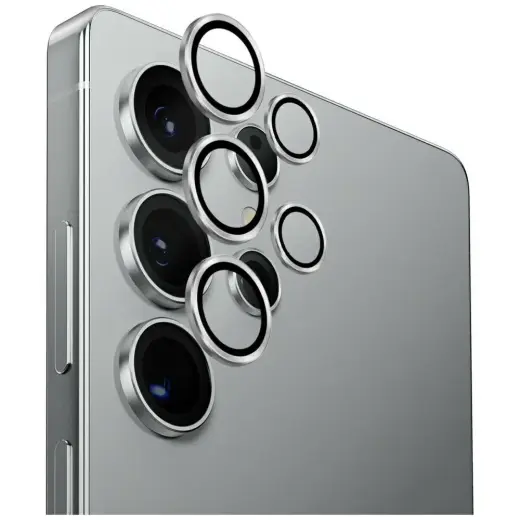 Uniq Optix Aluminum Camera Lens for Samsung Galaxy S25 Ultra - Silver