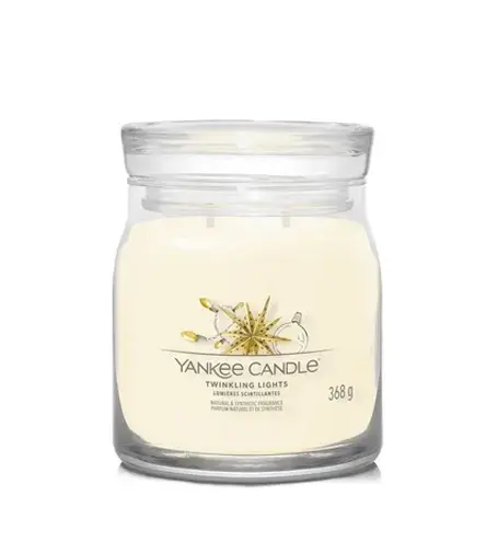 Yankee Candle Twinkling Lights signature candle medium 368 g