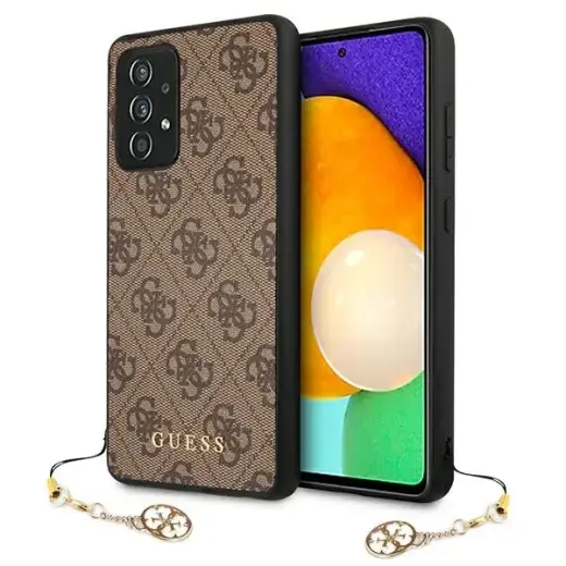 Guess GUHCA72GF4GBR A725 A72 brown hard case 4G Charms Collection