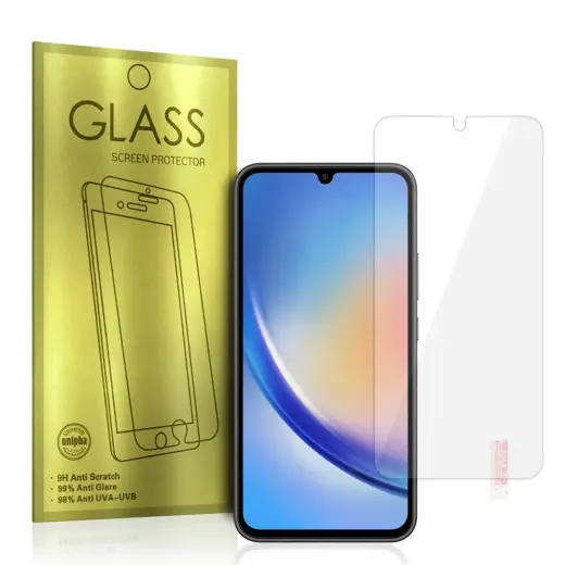 Gold karastatud kaitseklaas telefonile Galaxy A34