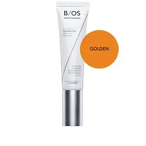 Base of sweden Waterproof SPF 30 30ml Golden Full Coverage Foundation.