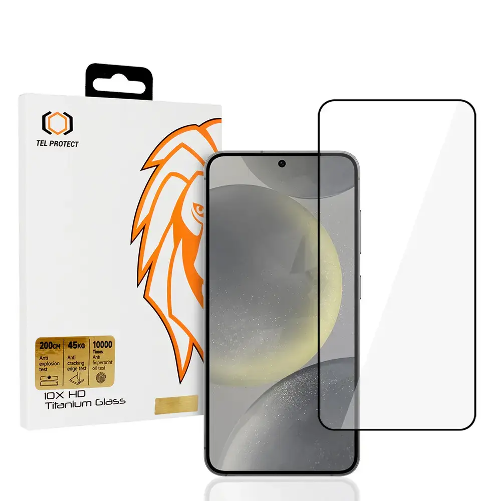 Tempered glass Tel Protect 10X HD Titanium for Samsung Galaxy S24/S25 (with fingerprint unlock)
