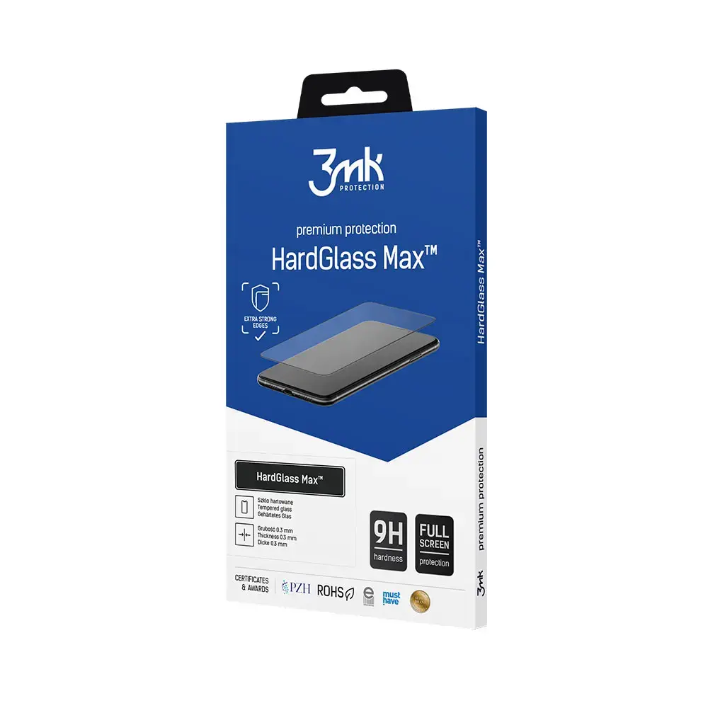 Samsung Galaxy Note 20 5G Black - 3mk HardGlass Max™ FingerPrint screen protector