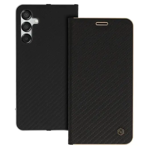 Wonder Frame Carbon Case for Samsung Galaxy M15 5G black
