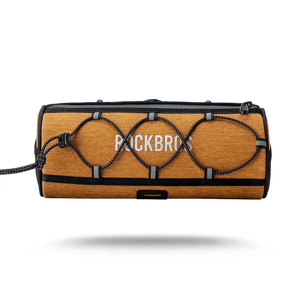 Torba na kierownicę 1,5L Rockbros TL002 ROAD TO SKY wodoodporna – pomarańczowa