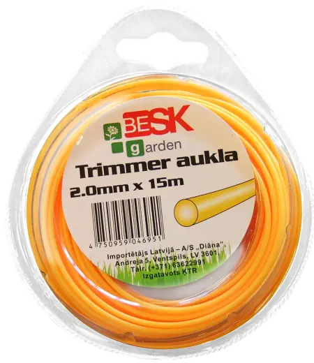 Trimmer line 2.0mm*15m round