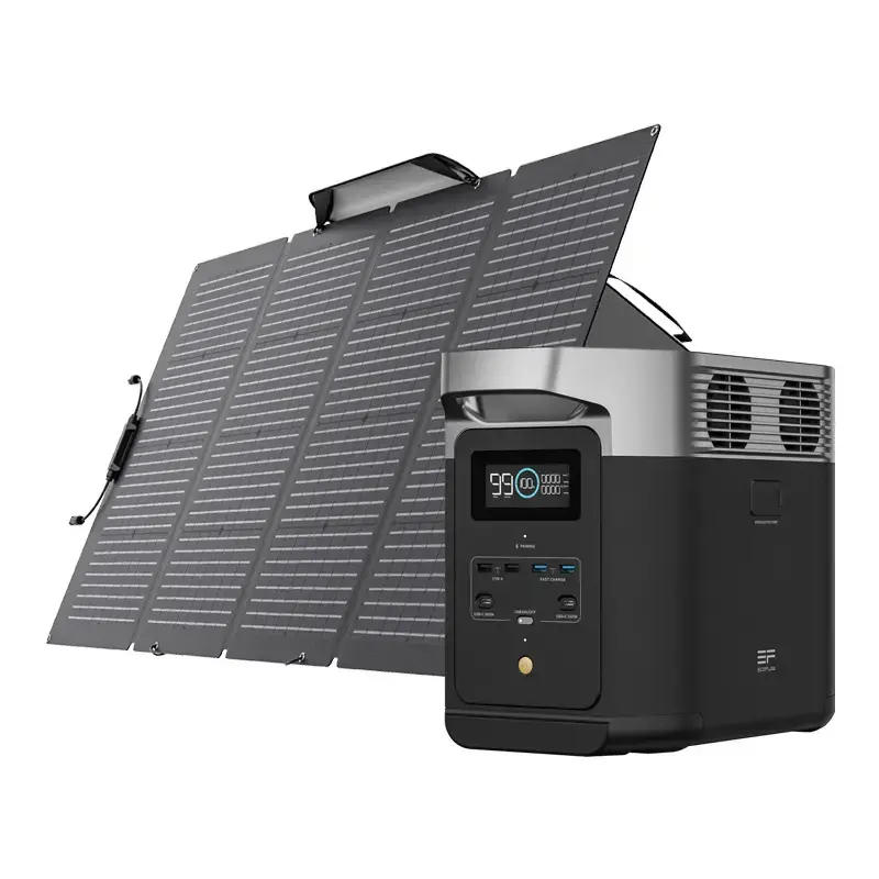 Bundle: Power station EcoFlow Delta 2 + portable solar panel 220W