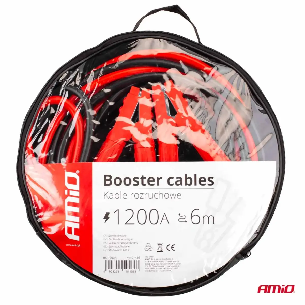 Booster cables 1200A - 6m