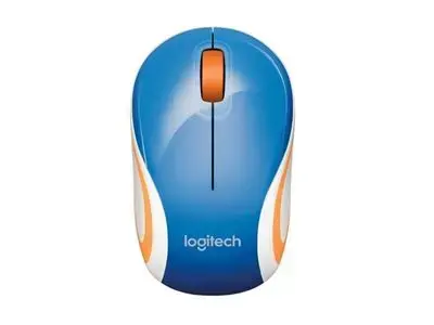 Logitech M187 - mouse - 2.4 GHz - blue