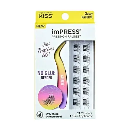 KISS ImPRESS Press-on Falsies, Classy Natural