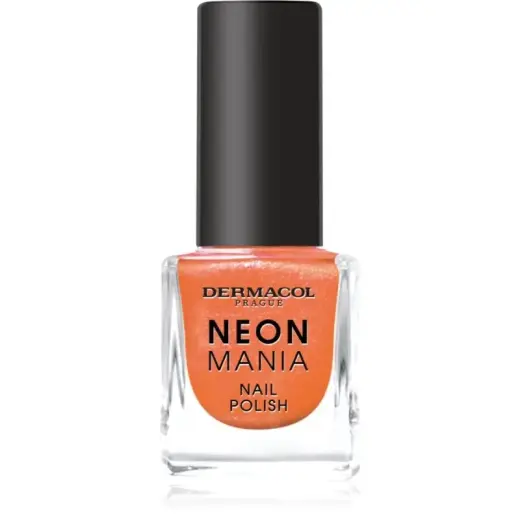 Dermacol Neon Mania Nail Polish Shade 2 Orange Glow 5 Ml
