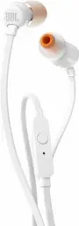 JBL T110 austiņas ar mikrofonu | 3,5 mm | baltas (EU blisteris)