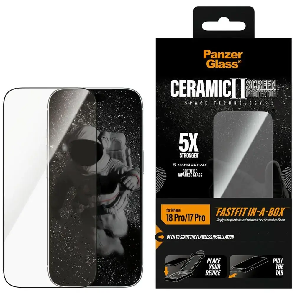 PanzerGlass Ceramic Protection Sort Transparent Apple
