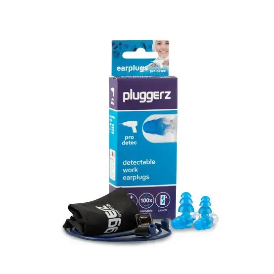 Pluggerz , Pro, Earplugs, Blue, 4 pcs