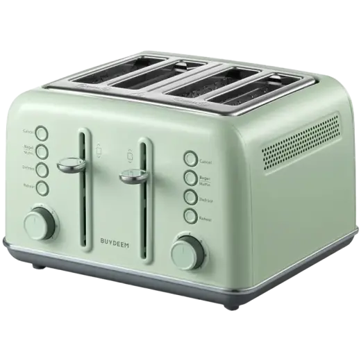 BUYDEEM 4 Slice Toaster, model DT640E, color Cozy Greenish, EU