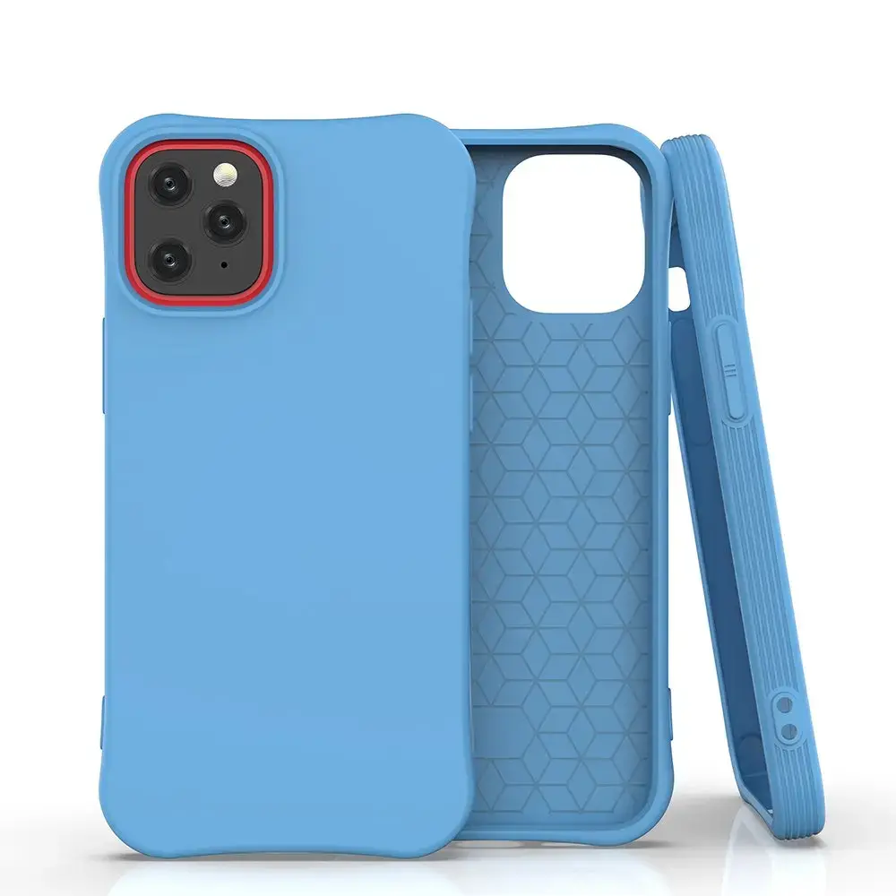 Fusion Solaster Back Case Silikona Aizsargapvalks Huawei P30 Lite Zils