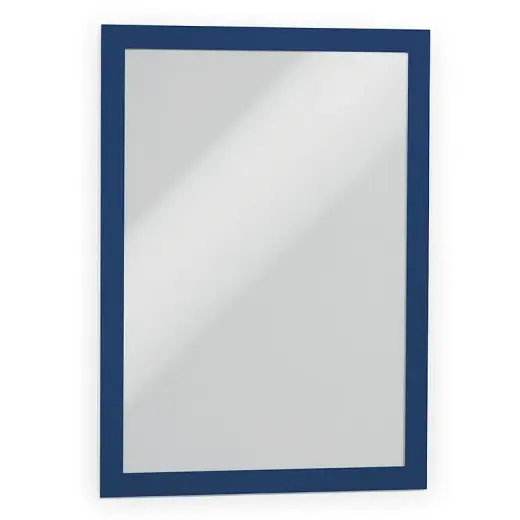 Pašlīpoša kabata DURABLE DURAFRAME® A4, ar rāmi, zila krāsā, 2 gab./iepak.