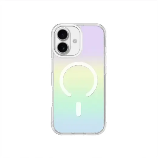 AmazingThing Minimal Mag case for iPhone 17 compatible with MagSafe rainbow - multicolor