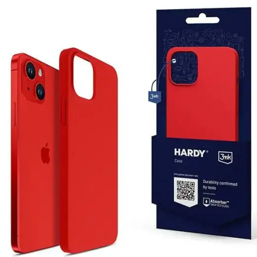 3MK Hardy Case iPhone 14 / 15 / 13 6,1" red MagSafe