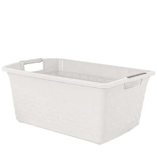 Bļoda kvadrāta Cotton 25L, balta