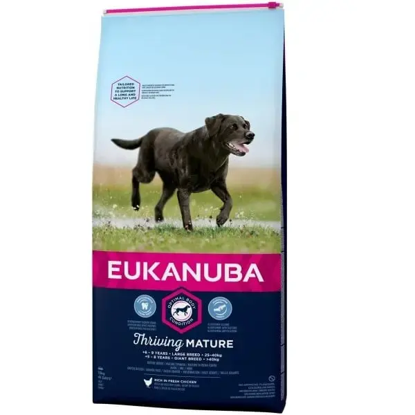 Сухой корм для собак - Eukanuba Mature and Senior Large Chicken, 15 кг
