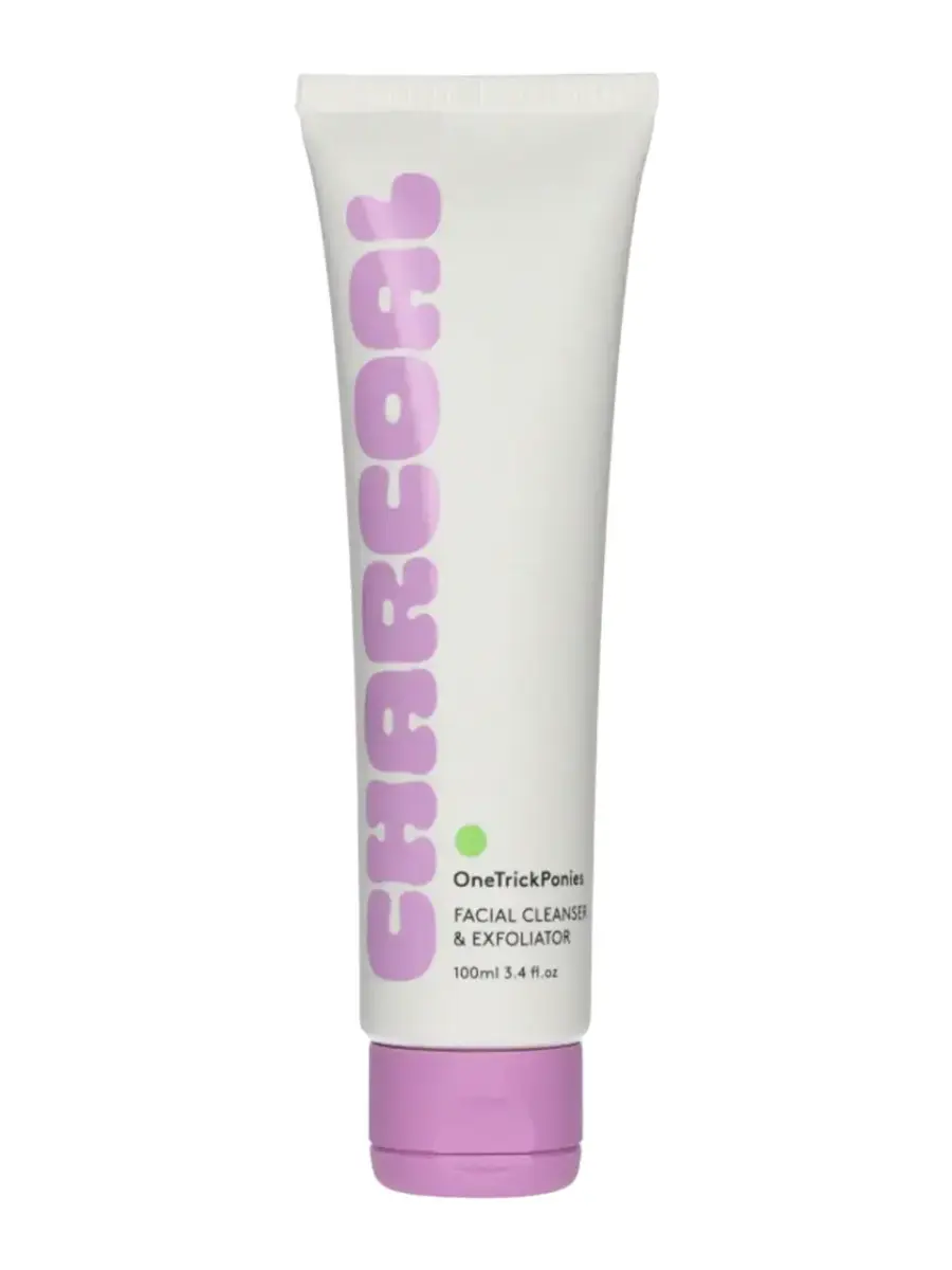 One Trick Ponies, Charcoal, Exfoliating, Cleansing Cream, 100 ml