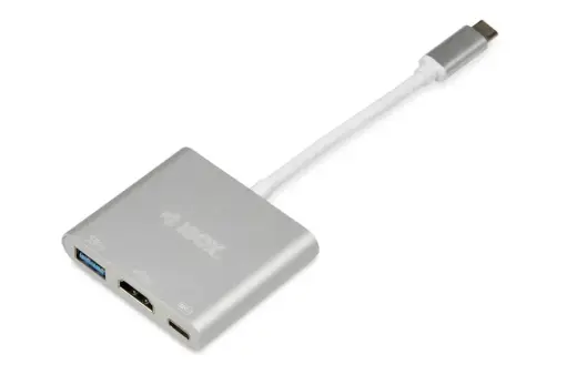 HUB I-BOX USB TYP C - USB 3.0  HDMI  USB C  POWER DELIVERY