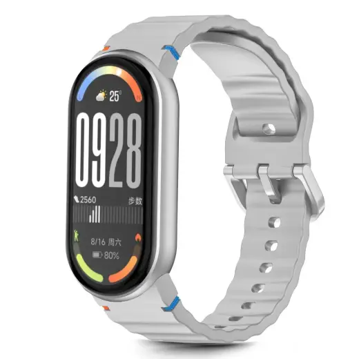 TECH-PROTECT SILICONE SPORT XIAOMI SMART BAND 8 / 9 / 10 / NFC CRAYON GREY